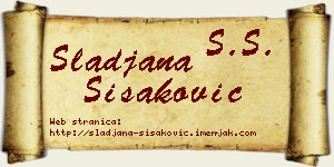Slađana Šišaković vizit kartica